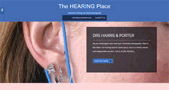Desktop Screenshot of hearingplace.com